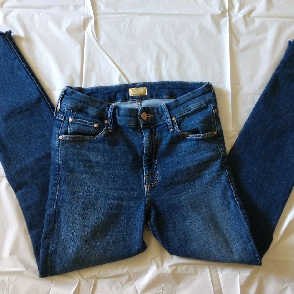 Mother Denim The Looker Ankle Fray